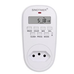 Timers BR Plug Outlet Electric 7 Day Weekly Programmable Digital Timer Switch Time Relay Wall Clock Power Socket AC 110V 120V 220V