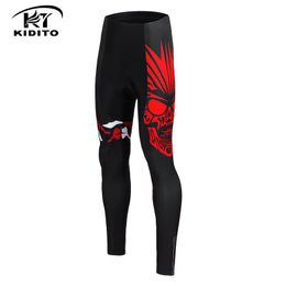 Racing Pants KIDITOKT 2021 Winter Thermal Fleece Cycling Pro 3D Gel Padded Shockproof MTB Bicycle Trousers For Men