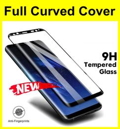 s7 screen protector Canada - 3D Curved Screen Protectors For Samsung Galaxy Note 8 9 S8 S9 Plus S6 S7 Edge Protective Film Clear Tempered Glass