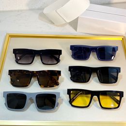 Mens Sunglasses SPR19WF Womens Glasses Fashion Summer Style Newest Colour Square Full Frame Polarised Lenses UV400 Protection High Quality With Box