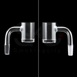High Quality 5mm Thick Bottom Flat Top Smoke Quartz Banger cost-effective for Water Bongs Dab Rig Nail