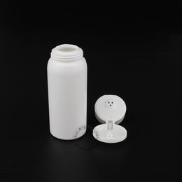 50 x Wholesale 100g A++ Empty Plastic Powder Bottles White PE Cleansing/Medicinal Powder Jar