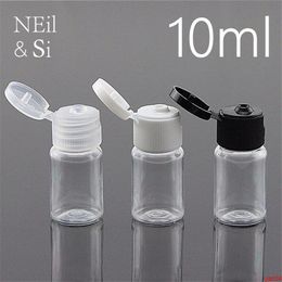 10ml Plastic Cosmetic Lotion Bottles Small Makeup Facial Cream Container Empty Essential Oil Sample Containers Free Shippinggood qtys