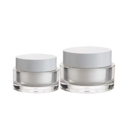 30g 50g/ml Transparent Acrylic Cream Jar, Face Cream Bottle, Empty Jar High Quality Cosmetics Packing