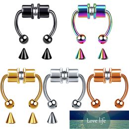 1pcs U Shaped Fake Nose Ring Hip Hoop Septum Rock Stainless Steel Magnet Nose Piercing Punk Piercing Body Jewelry Factory price expert design Quality Latest Style