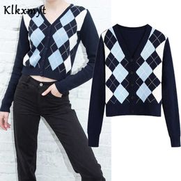 summer ins blogger cardigans sweaters women england style office lady single breasted knitted tops 210527