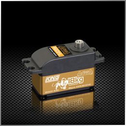 KINGMAX Servo RGC01L 58g 18kg.cm DC5.0~8.4V Digital Metal Gears High Performance Low Profile Servos for 1/8 1/10 RC Racing Car