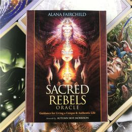 45 Deck Tarot Sacred Rebels Oracles s Guidance Living a Unique Life Board Games for Party Playing Card Entertainment