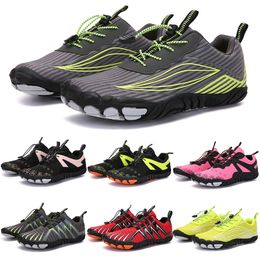 2021 Four Seasons Five Fingers Sports shoes Mountaineering Net Extreme Simple Running, Cycling, Hiking, green pink black Rock Climbing 35-45 eighty