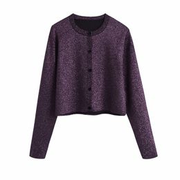 Fashion O-neck Short Knitted Sweaters Women Thin Cardigan Fashion Sleeve Sun Protection Crop Top Ropa Mujer 210520