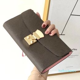 Designer Clutch Bags Hand Bag Women Wallets Inner with Long Zipper Wallet Card Slots and Photo Holder