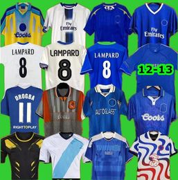 Lampard 2011 2012 2013 Drogba 1994 1995 Retro Soccer Jersey Torres 11 12 Final 96 97 99 Football Shirts Camiseta Crespo Hughes 83 85 87 03 05 06 COLE ZOLA Vialli 07 08