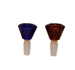 Colourful Glass Bowl Pieces For Bongs Male 14mm 18mm diamond Glass Bowls For Oil Rigs Glass Bongs tobacco bowl free