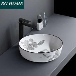 Above counter basin wash basin bathroom creative washbasin ceramic art basin