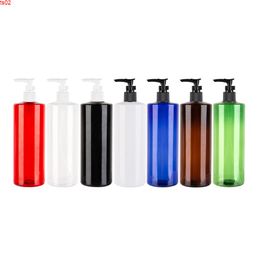 500ml Lotion Pump Plastic Bottle Empty Shampoo Container Shower Gel Liquid Soap Dispenser PET Toner Packaging 500cchigh qiy