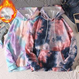 Women's Hoodies & Sweatshirts Oversized Tie Dye Printing For Women Casual Harajuku With Hood Long Sleeve Korean Fashion Top#1