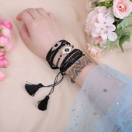 ZHONGVI Turkish Evil Eye 2020 MIYUKI Bracelet For Women Boho Jewelry Pulseras Mujer 2019 Tassel Handmade Design Gift