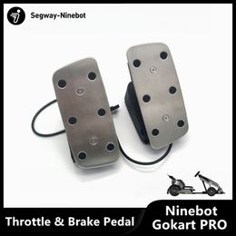 Original Self-balancing Scooter Throttle Brake Pedal for Ninebot Gokart PRO Accessories Kit Kart Accelerator Pedals Brake Parts Replacement