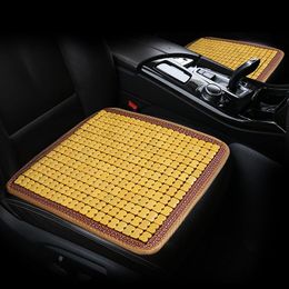 bamboo seat cushions Australia - Car Seat Covers Bamboo Cool Cover Cars Interior Automobiles Seats Cushion Universal Protector Summer Mats Auto Pad Accessories