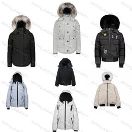 TOP Quality Winter down Jackets Men Sweaters Clothes real wolf fur Fashion Thick Warm Casual 90% white Duck doudoune homme Hooded Coats Outw