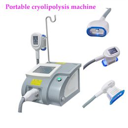 Portable Cryolipolysis fat freezing Slimming Machine Vacuum adipose reduction cryotherapy cryo lose weight equipment home spa salon use