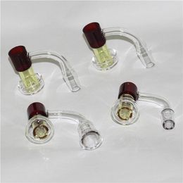 Quartz Terp Vacuum Banger Nail Smoking Pipe Domeless Slurper Up Oil Nails With Glass Marbles 14mm male female joint