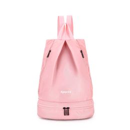 Gym Backpack Dry Wet Women Swimming Fitness Bags for Shoes Gymtas Tas Sac De Mochila Men Sports Swim Bag Q0705