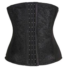 Lace Latex Waist Trainer s and Bustiers Cincher Steel Bone Underbust Straps BodyShaper Slimming Control Sexy Corset