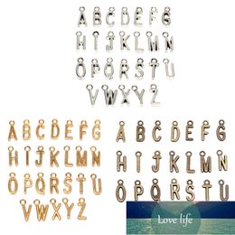 26Pcs/Lot Alphabet A-Z Pendents Letters DIY Jewelry Findings Gold Bronze Silver Color For Jewelry Making