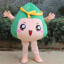 Halloween Zongzi Mascot Costume Top Quality Cartoon animal Anime theme character Carnival Adults Size Christmas Birthday Party Outdoor Outfit Suit