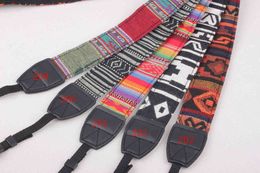 5 Colors Colorful Camera Shoulder Neck Strap Belt Ethnic Style Camera Belt For SLR DSLR Nikon Canon Sony Panasonic