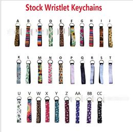 Neoprene Wrist Keychain Bag Charmer Keychain With Metal Buckles In Front Wrist Band Keychain for Wedding Favours Gift GC197