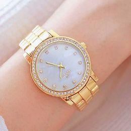 Women Watches Luxury Brand Fashion Diamond Women's Watch Gold Ladies Watch Stainless Steel Wristwatch Montre Femme 210527