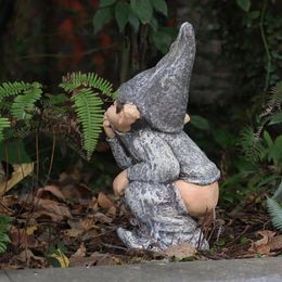 Decorative Objects & Figurines Display Mold Simulation Funny Gnome Miniature Dwarf Figurine Statue Gardening Festival Home Decoration Access