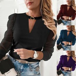 Atractivas Elegantes Blusas De La Gasa Oferta Online | DHgate.com