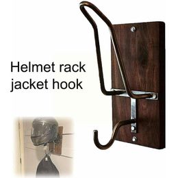 Motorcycle Helmets Helmet Rack & Jacket Hook Household Goods Office Company Glove Hat Coat Wall-mounted Cowboy Key Q5J2