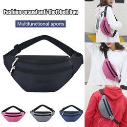 Outdoor Bags Men Women Chest Bag Large Capacity Sports Waist Pouch Zipper Fanny Pack ALS88