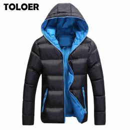 Men's Brand Winter Jacket Men 2021 New Coat Parka Down Keep Warm Fashion S-5XL Parkas Casual All-match Mens Jackets and Coats Y1103