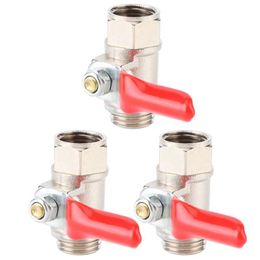 gas equipment Canada - Watering Equipments Ball Valve 3Pcs Heavy Duty Simple Shut Off Switch Quick Plug Double For Water Oil Gas Home Garden