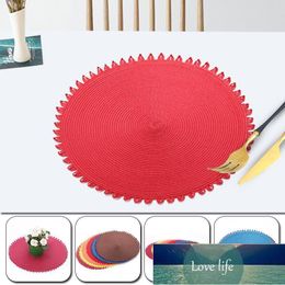 Mats & Pads 1pcs PP Dining Table Mat Woven Placemat Pad Heat Resistant Bowls Coffee Cups Napkins For Home Kitchen Party Supply