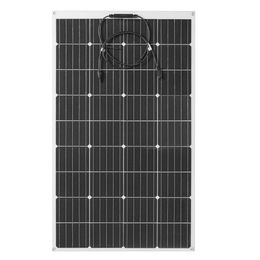 150W 18V Highly Flexible Monocrystalline Solar Panel Connector Car Boat Camping