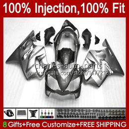 100% Fit OEM Fairings For HONDA CBR 600F4 600FS 600 F4 FS CC 99-00 Body 54No.232 600CC CBR600 F4 CBR600F4 Grey Silver 99 00 CBR600FS 1999 2000 Injection Mould Bodywork