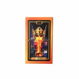 Easy Gilded Tarot Oracles Card English Fate Divination Classic Board Game Toys Playing s games individual