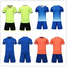 2021 Soccer jersey Sets smooth Royal Blue football sweat absorbing and breathable children's training suit 001 4307