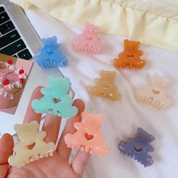 Korean Cute Bear Hair Clip Claw Clamp for Women Girls Kids Hairpin Headband Hair Accessories Headwear