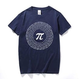 RAEEK Novelty Pi Math TShirts Men's Cotton Loose Short Sleeve Tee shirts Geek Style T shirt Nerd Casual Man's T-shirts Tops 210629