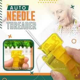 Embroidery tools Auto Needle Threader DIY Craft Tools Home Hand Machine Sewing Automatic Thread Device T2I53335