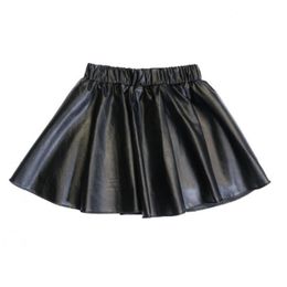 winter girls leather skirt kids Korean fashion baby children's versatile umbrella clothes P772 210622
