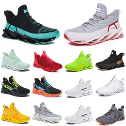 GAI GAI Mens Women Running Shoes Triple Red White Black Navy Ice Grey Light Orange Dark Green Pure Star Golden Yellow Blue Trainers Outdoor Sports Hiking Sneakers GAI