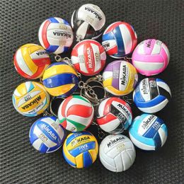 Volleyball chain Chain Car Holder Ring Sports Team Hand Bag Men Women ring Gift Prize Ball Key Chains Boyfriend